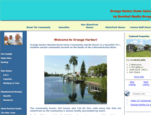 Tablet Screenshot of orangeharborsales.com